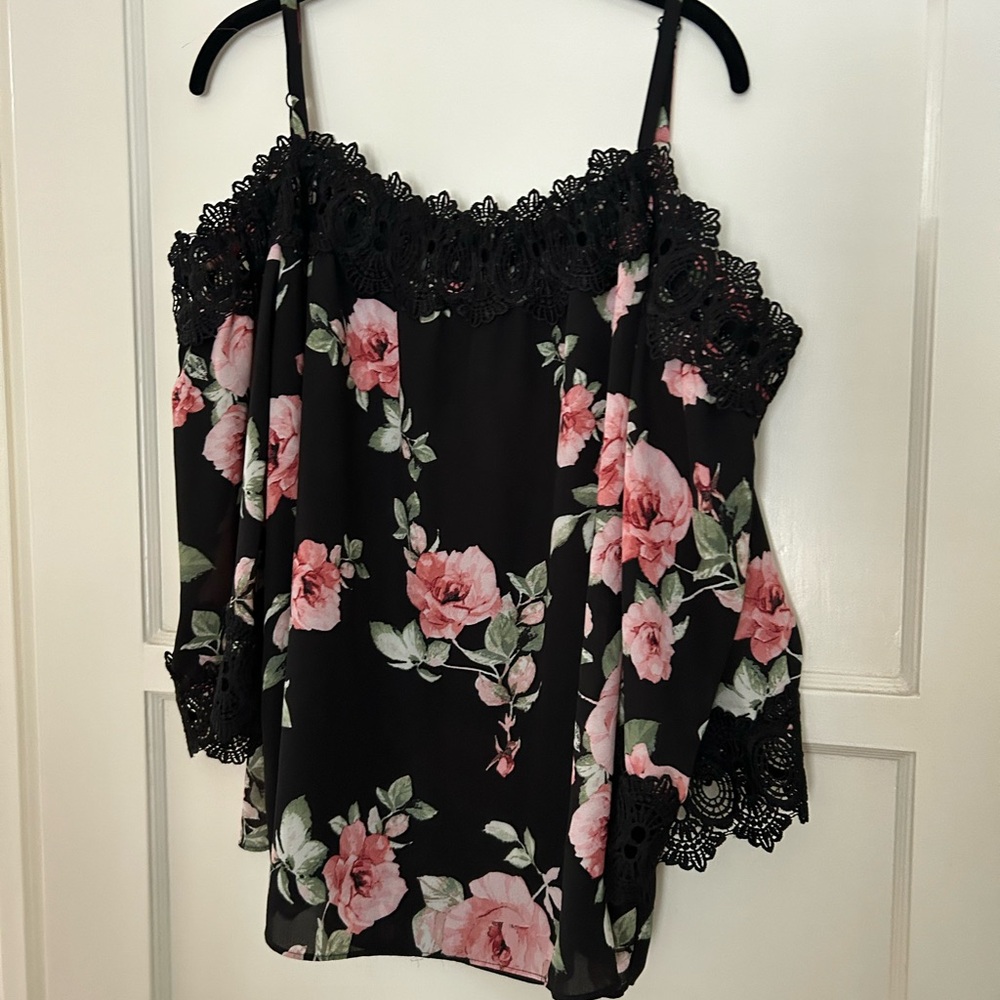 Breathless floral top, 3X